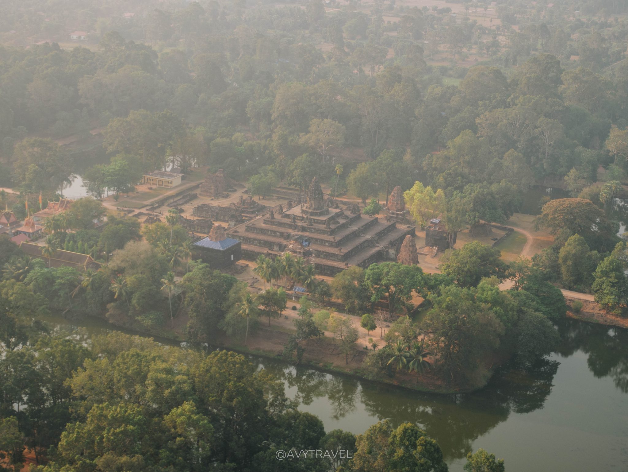 Bakong Temple View from Microlight