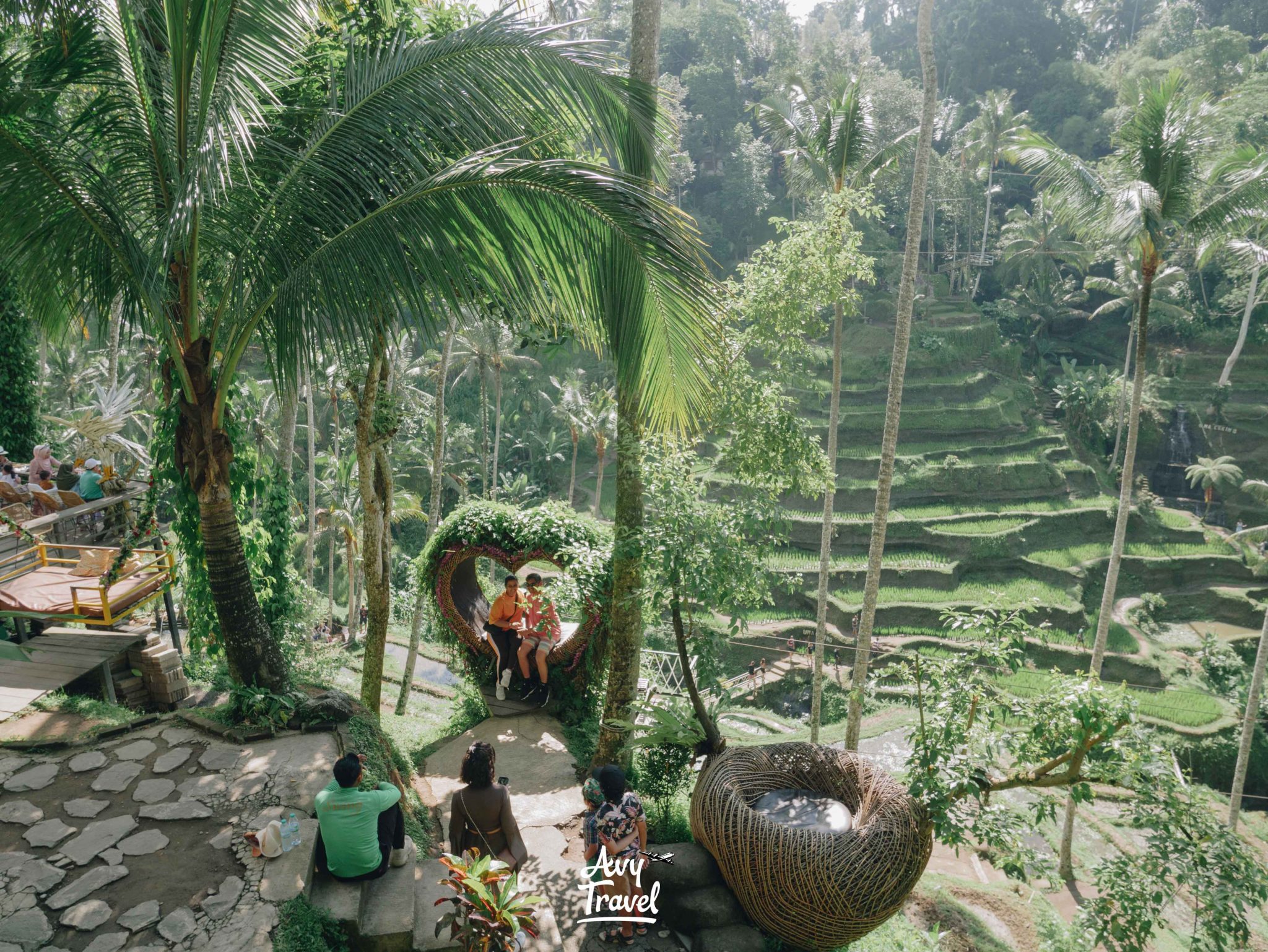 Uma Ceking Resto & Swing Rice Terrace Ubud Bali