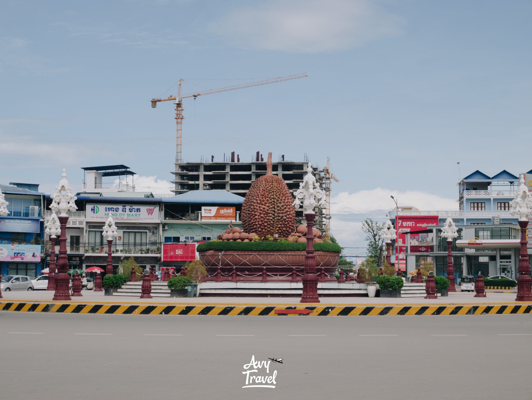 Durian Roundabout Kampot