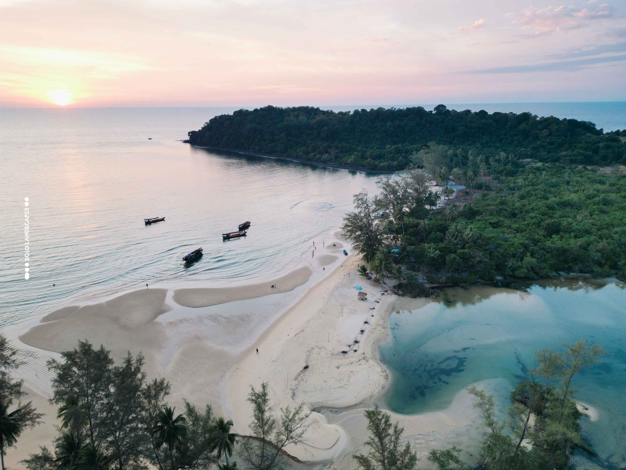 Koh Kong Krao, Beach Number 5 Drone Shot