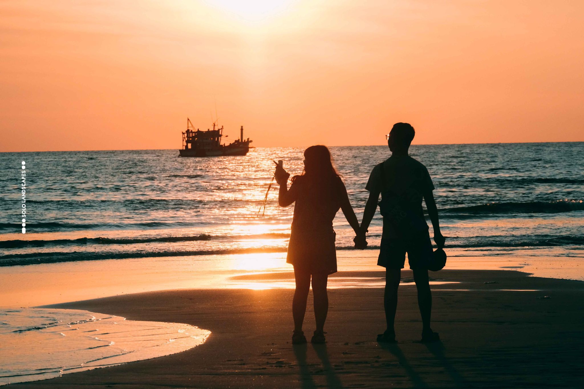 Sunset at Beach Number 3, Koh Kong Krao