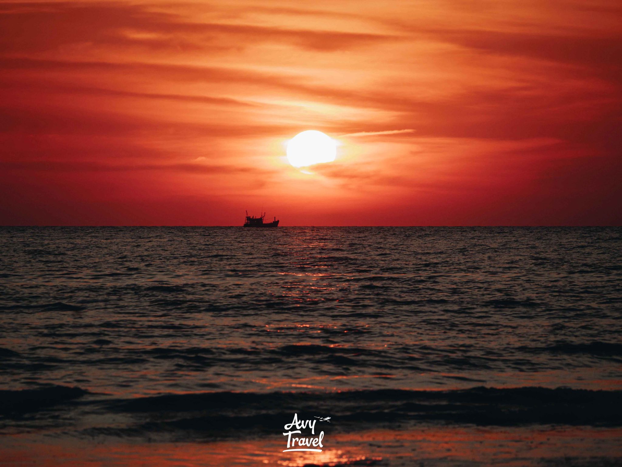 Sunset at Beach Number 3, Koh Kong Krao