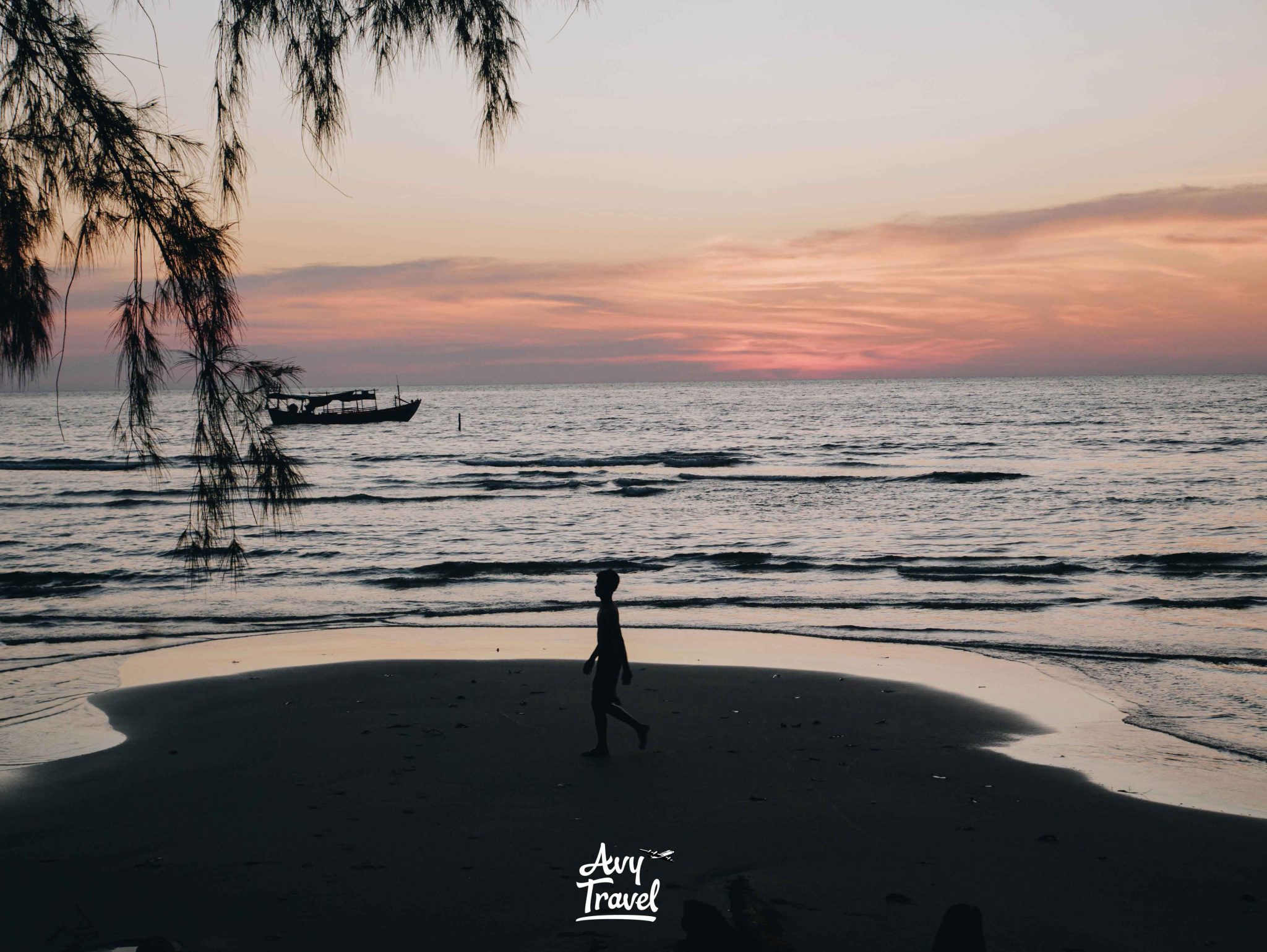 Sunset at Beach Number 3, Koh Kong Krao