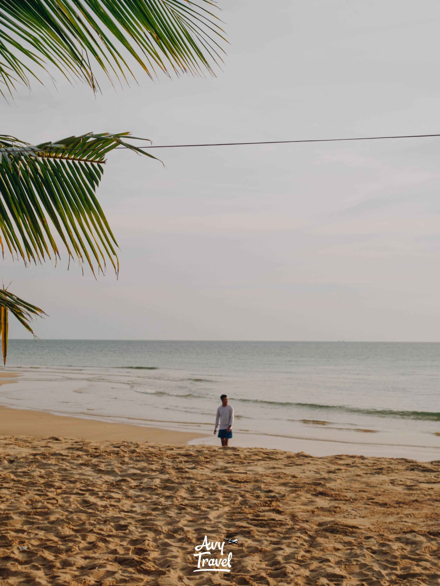 Golden hours at Beach Number 5, Koh Kong Krao