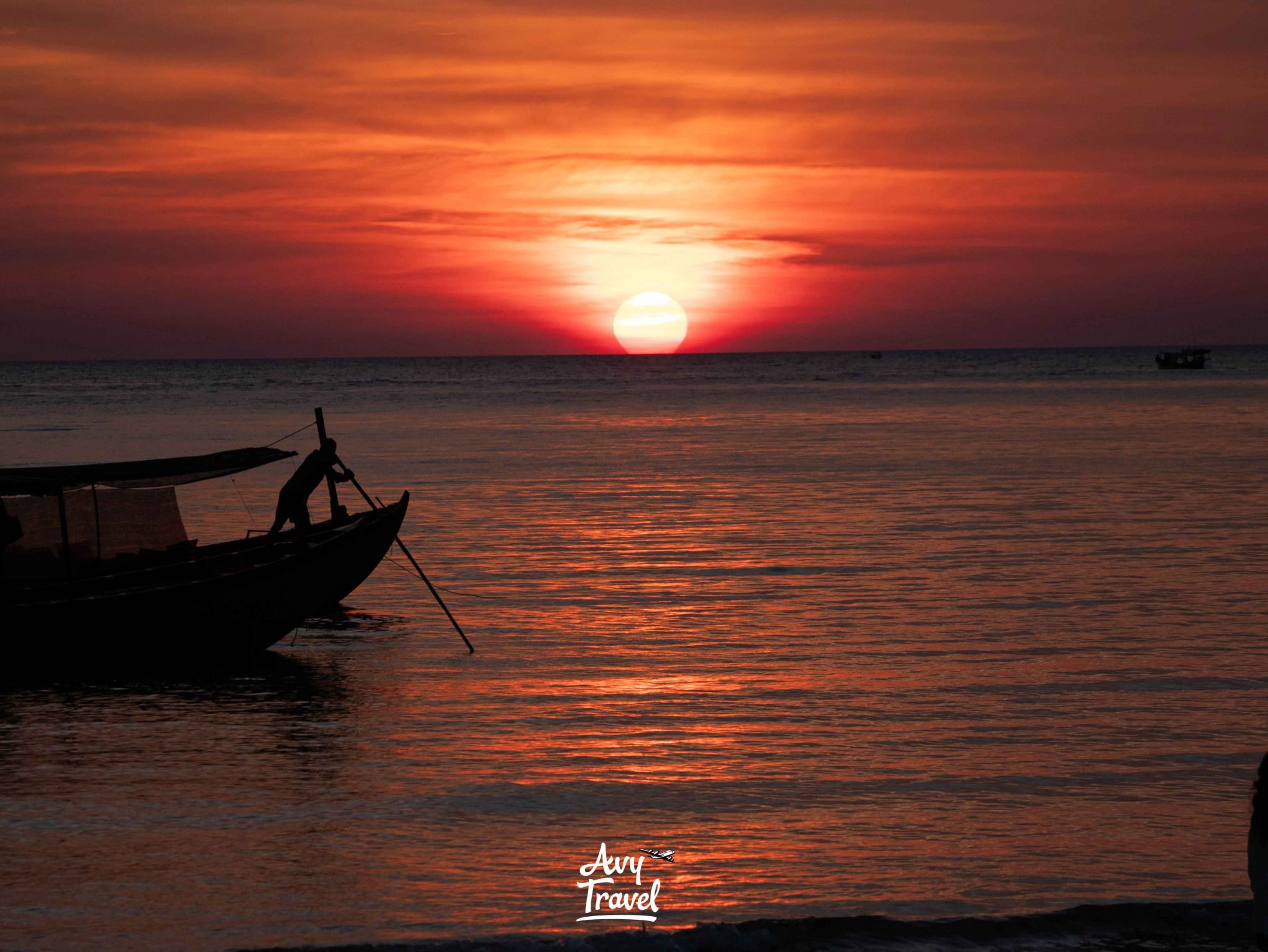 Sunset at Beach Number 5, Koh Kong Krao