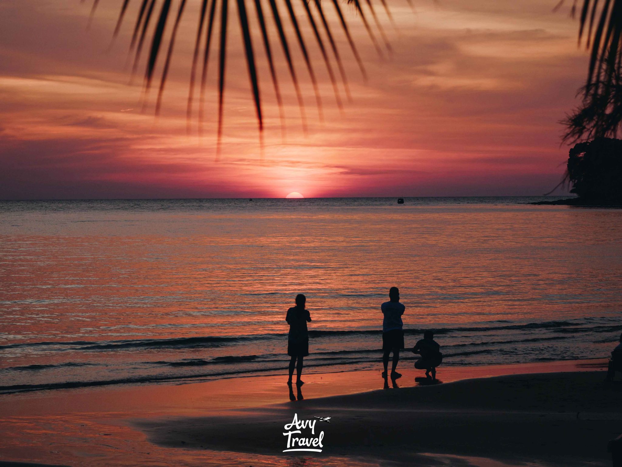 Sunset at Beach Number 5, Koh Kong Krao