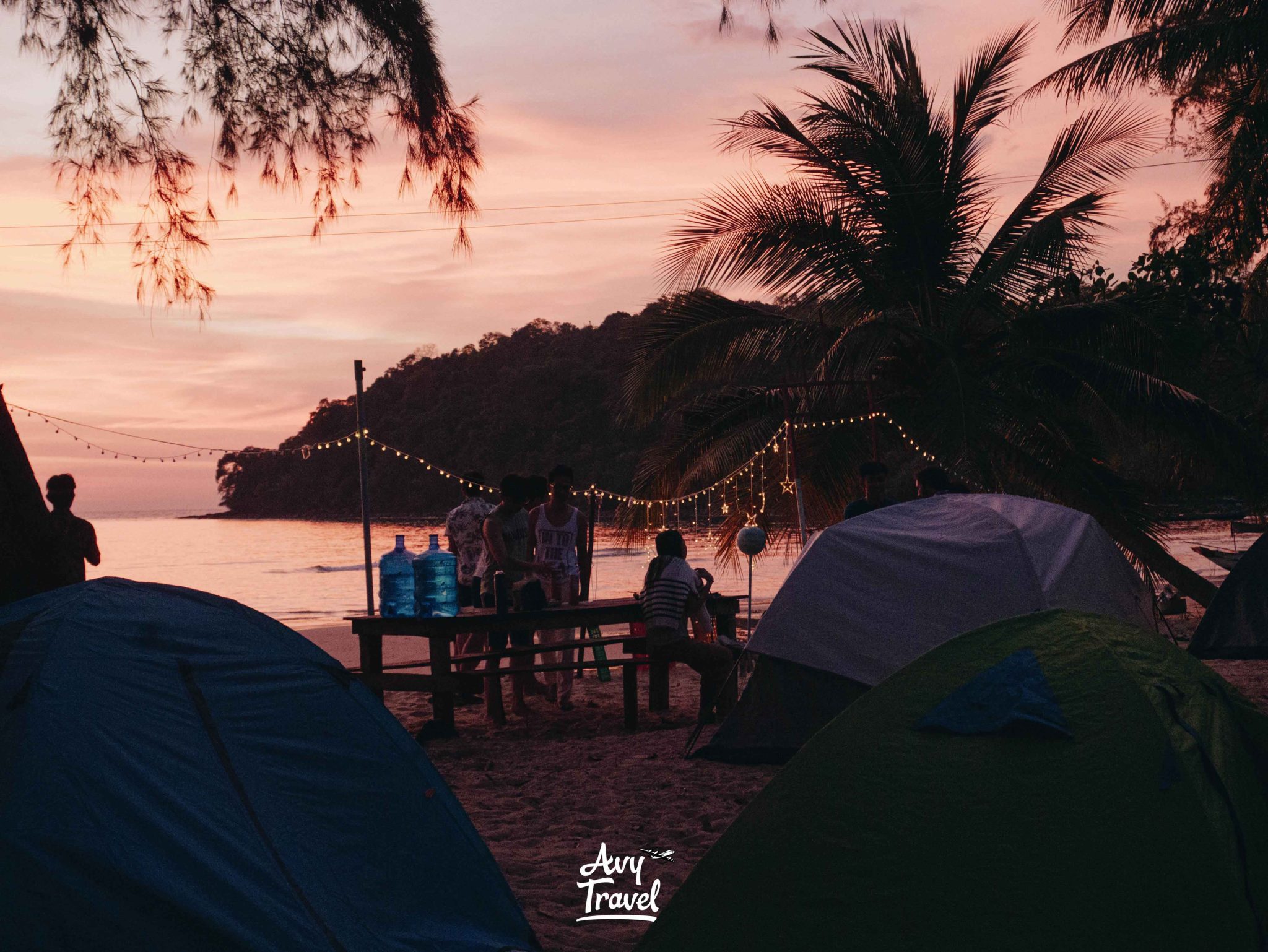 Sunset at Beach Number 5, Koh Kong Krao